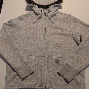 Carhartt Relaxed Fit Zip Hoodie | Gray | Medium 8-10